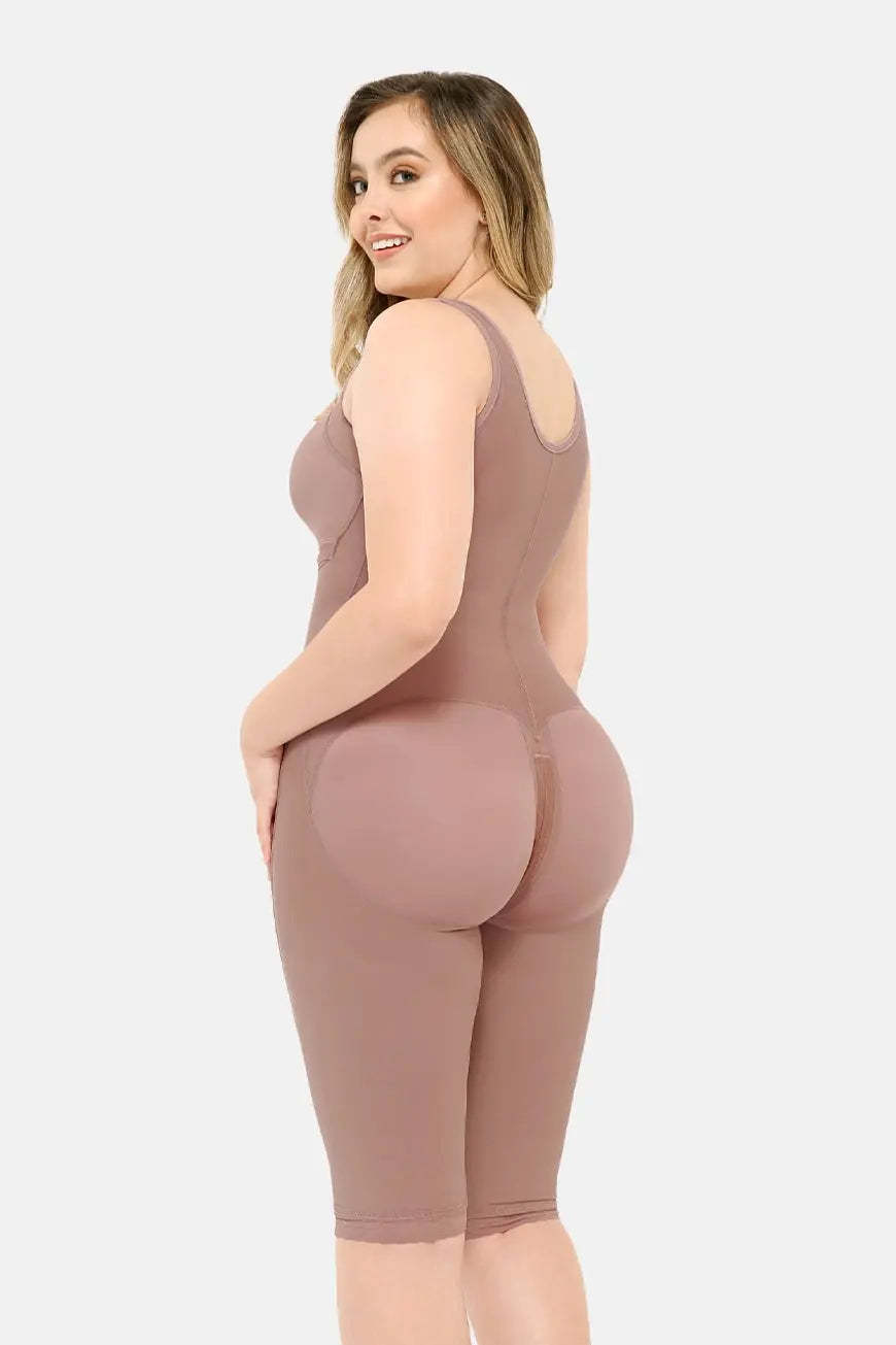 Double Compression Tummy Control Shapewear Faja With Bra
