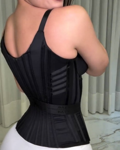Fajas Colombianas Trimmed Underwire Corset Tummy Control Waist Trainer