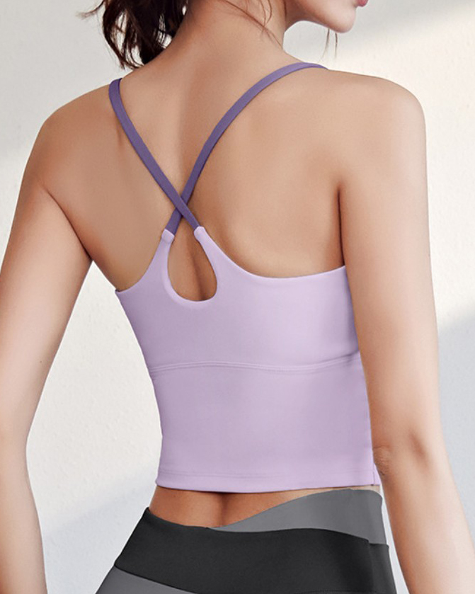 High Elastic Comfort Sports Vest with Bust Pad