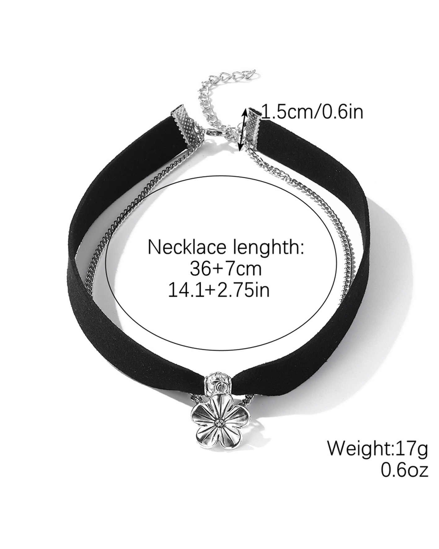 Halloween goth necklace