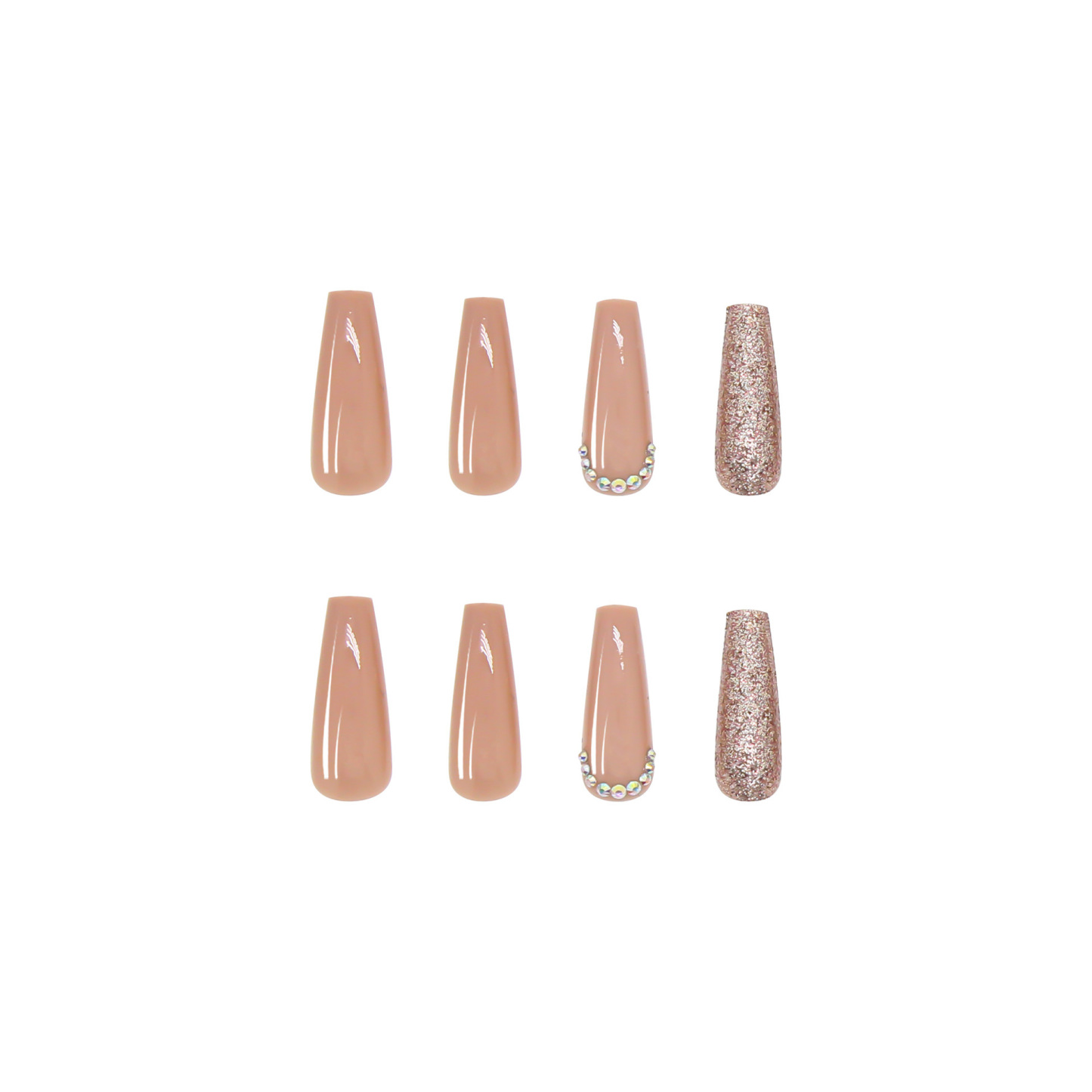 Diamond Studded Glitter Wearable Manicure