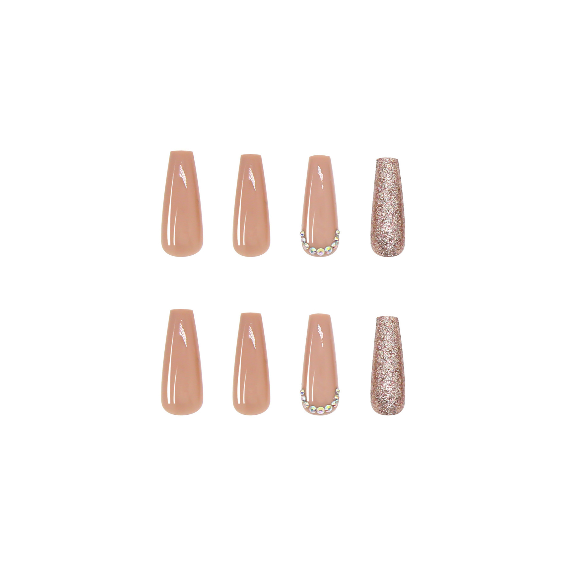 Diamond Studded Glitter Wearable Manicure