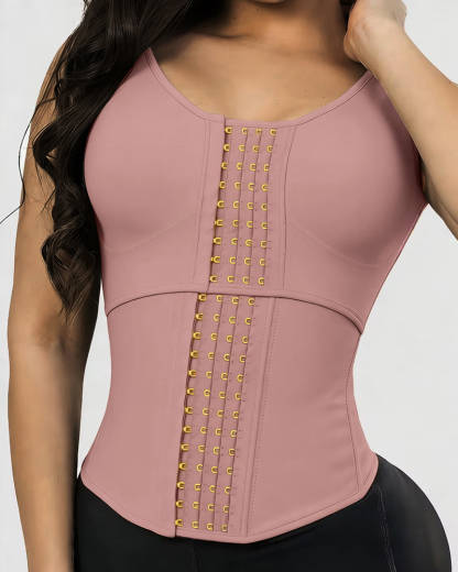 High Compression Corset Tank Top Built-in Bra Waist Trainer