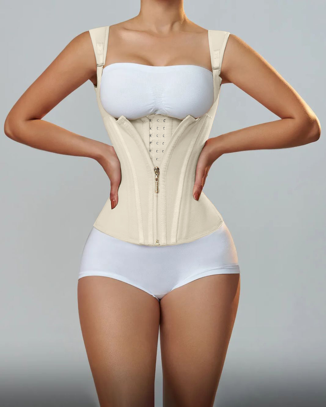 Waist Trainer for Women Corset Vest Body Shaper Cincher Trimmer Tank Top Sport Girdle with Steel Bones