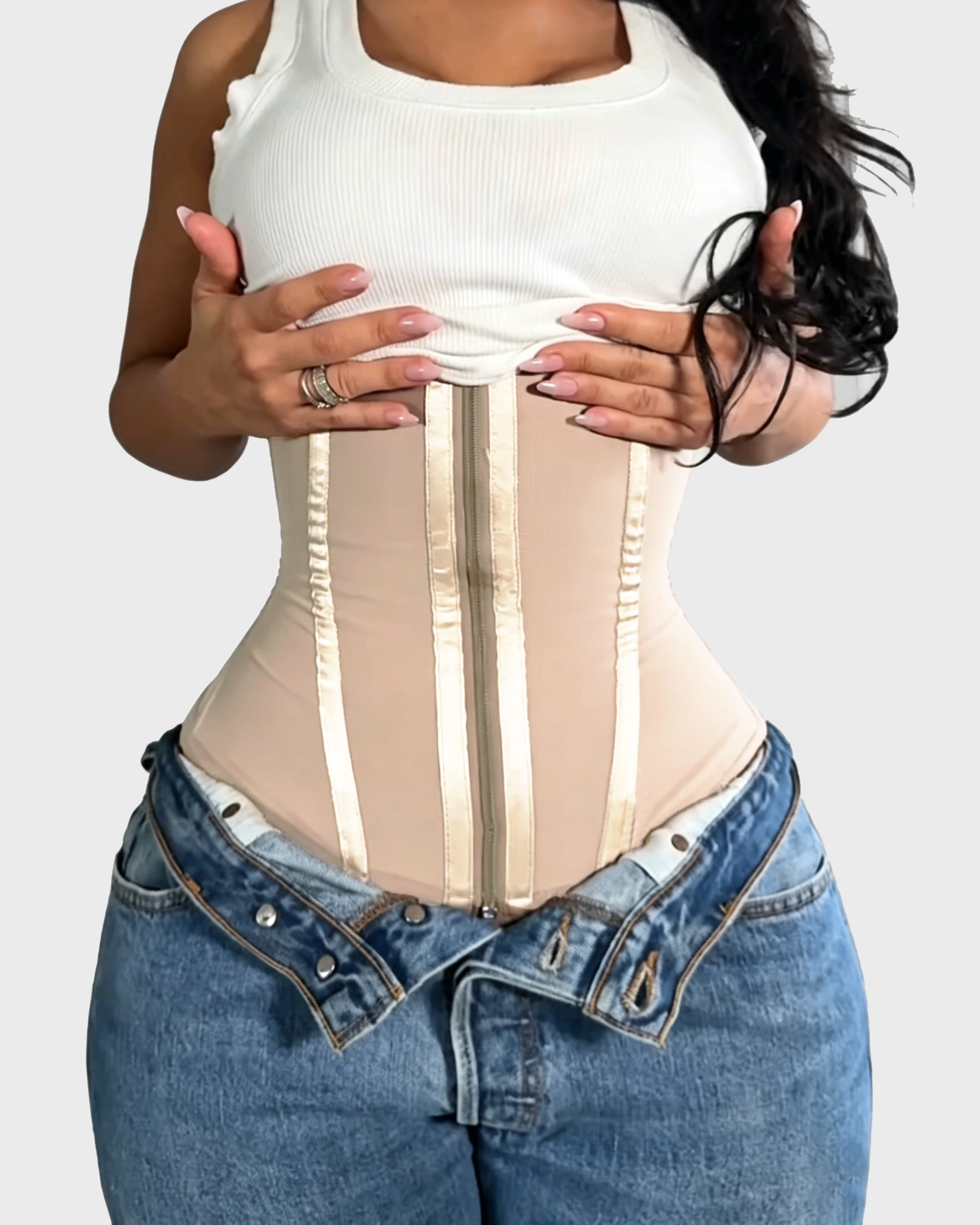 Hourglass Zipper Waist Trainer