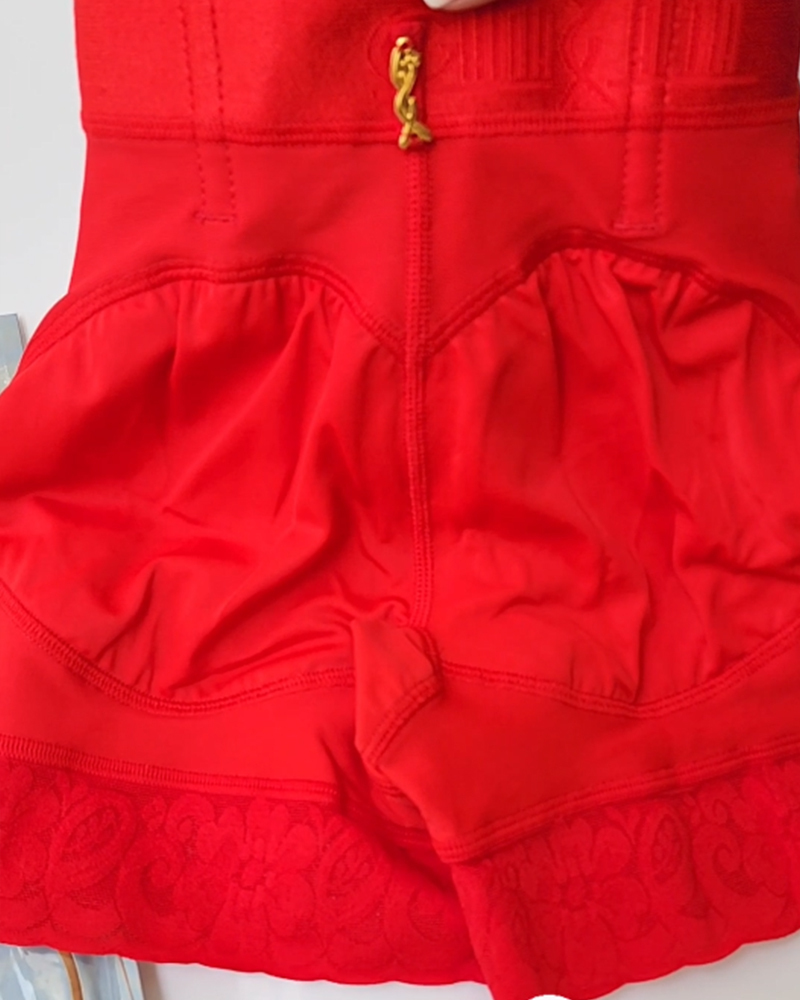 High Waist Side Zipper Butter Lifter Faja Shorts