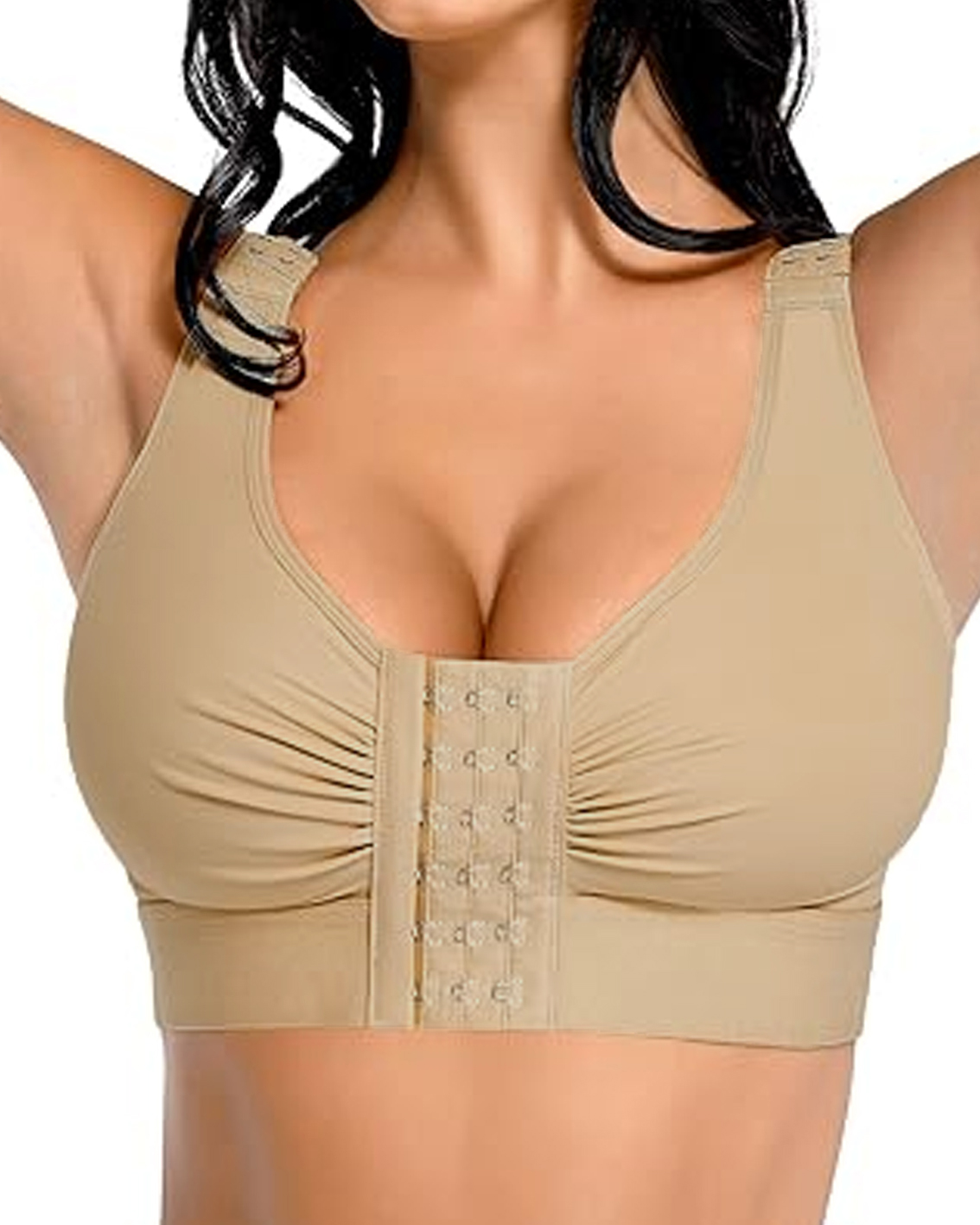 Adjustable Strap Wire-Free Front Opening Bra (Pre-Sale)