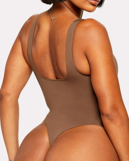 Wide Strap Seamless T-Back Body Shaper (Pre-Sale)