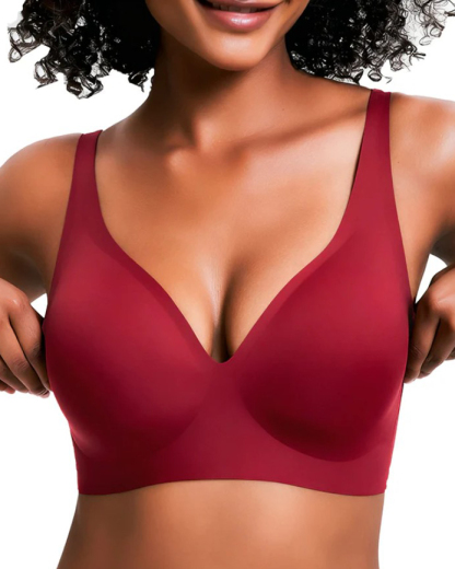 V-Neck Wire-Free Comfortable Bra