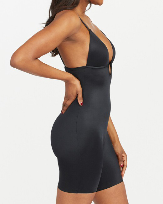 Deep V Neck Low Back Full Body Shaper