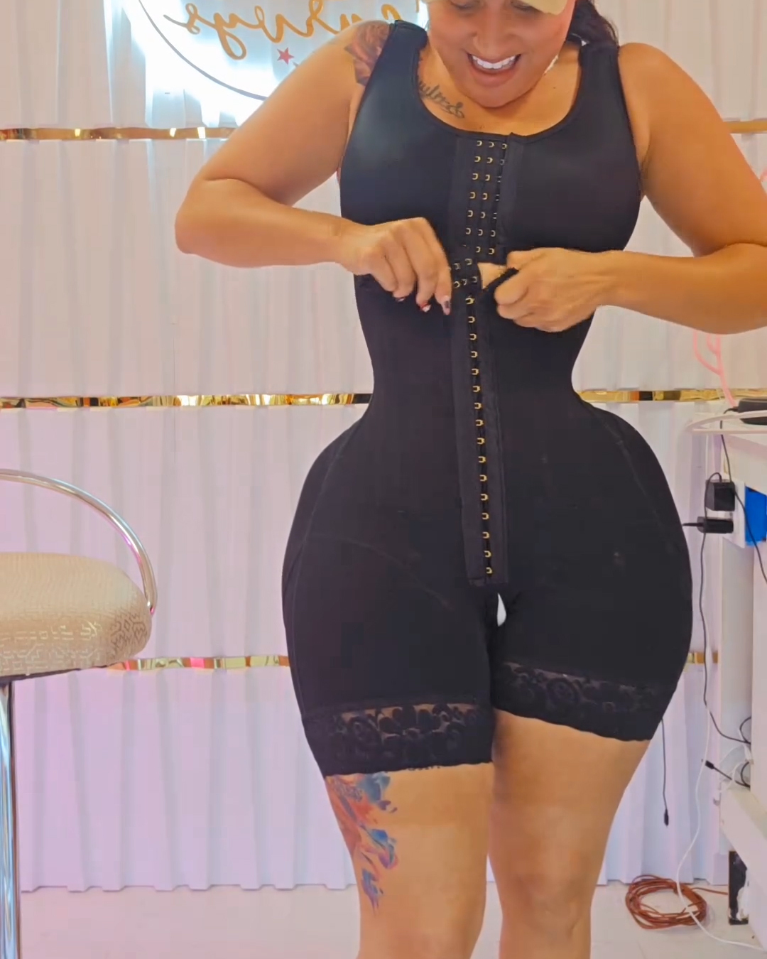 High Compression Full Body Hourglass Tummy Control Faja - Stage 3