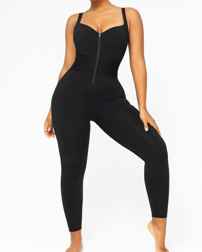 Women's Adjustable Straps Tummy Control Shaping Jumpsuit