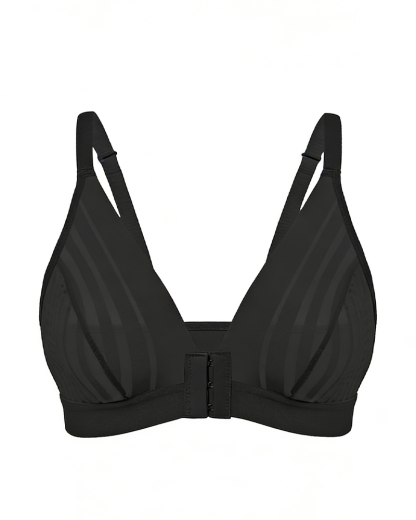 Sexy Mesh Front-Fastening Bra