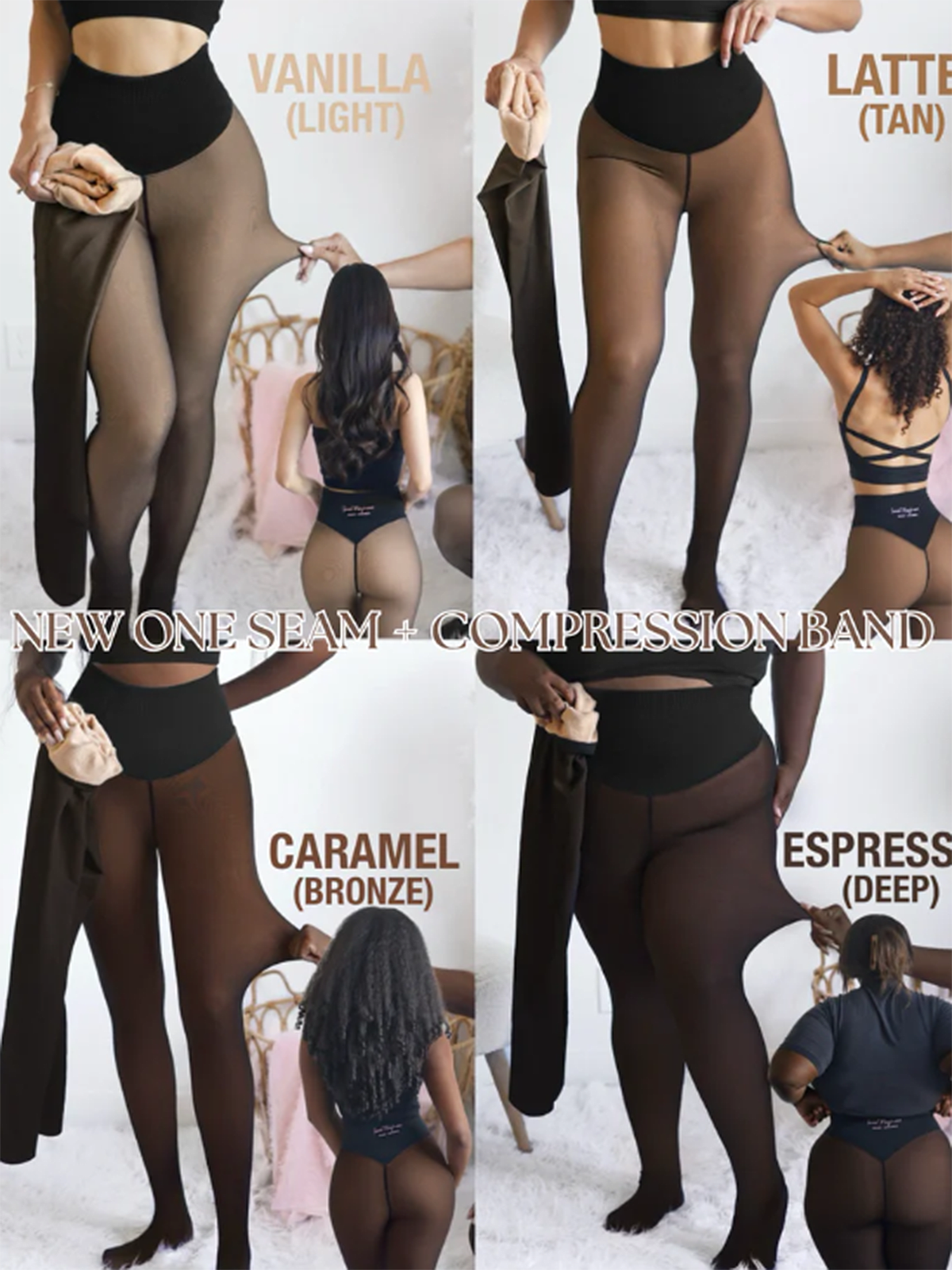 Magic Leggings With Compression Straps And Single Seam