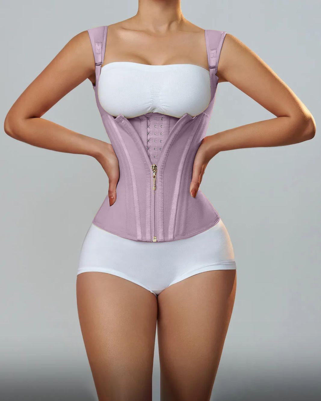 Waist Trainer for Women Corset Vest Body Shaper Cincher Trimmer Tank Top Sport Girdle with Steel Bones