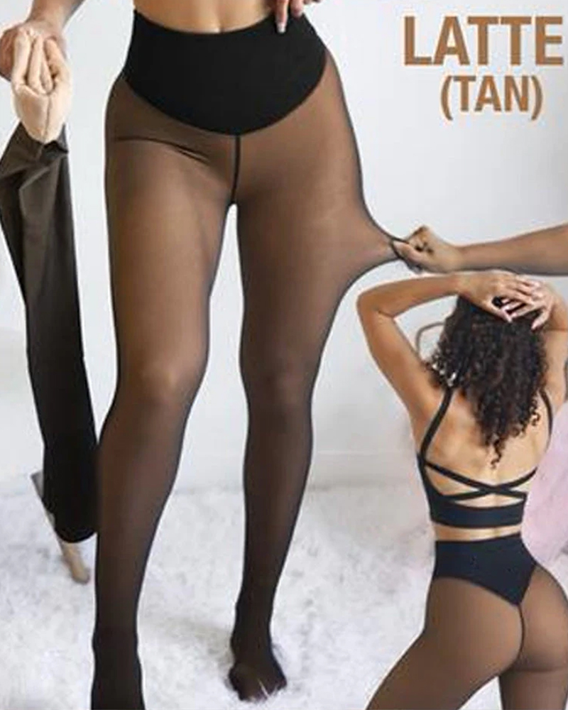 Magic Leggings With Compression Straps And Single Seam