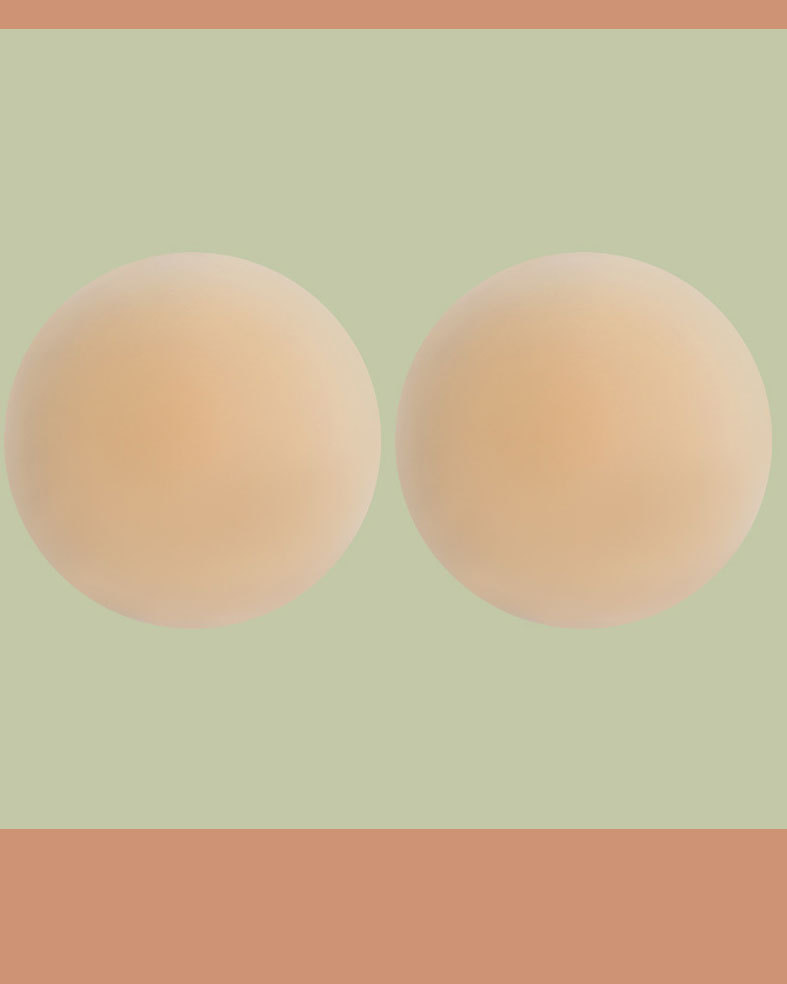 Round + Teardrop-Shaped Waterproof Chest Sticker