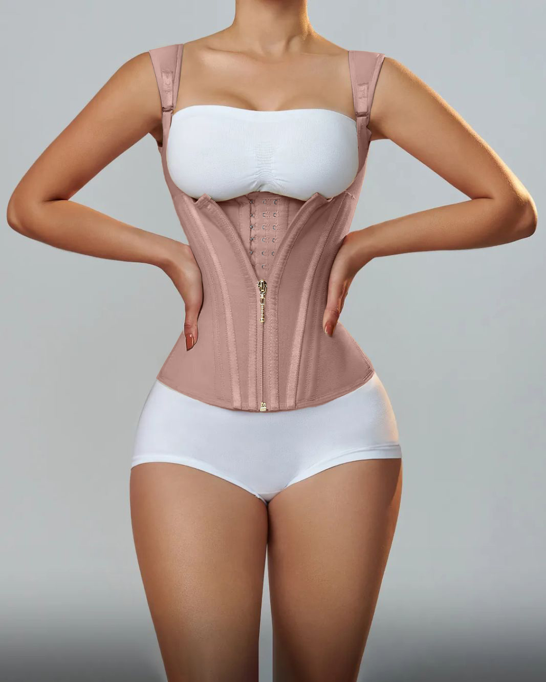 Waist Trainer for Women Corset Vest Body Shaper Cincher Trimmer Tank Top Sport Girdle with Steel Bones