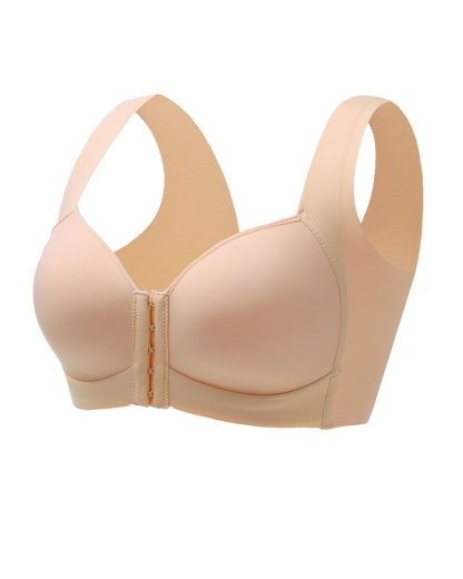 Traceless Front Button Push-Up Bra
