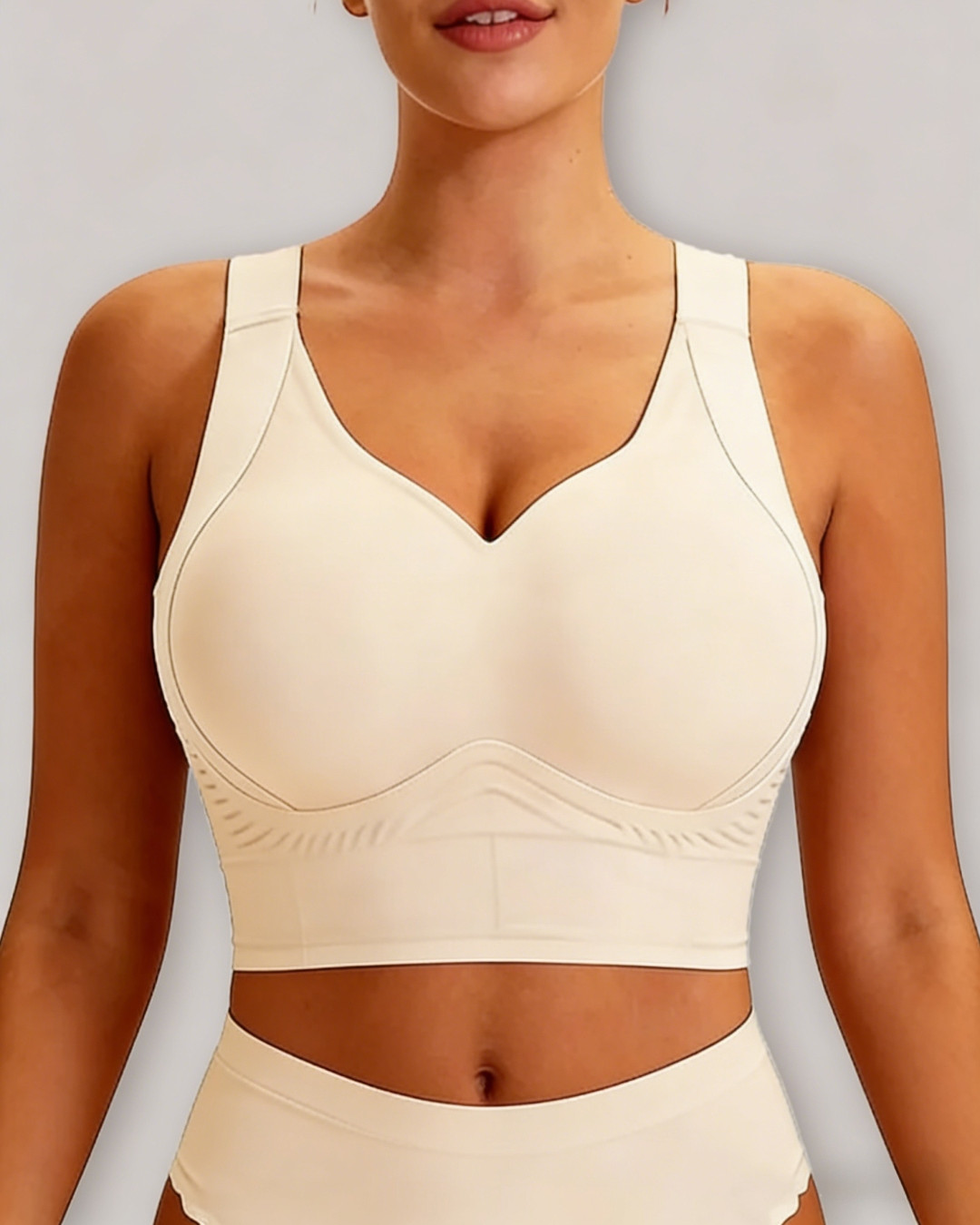 Everyday Seamless Support 7-Row Hook Seamless Jelly Bra