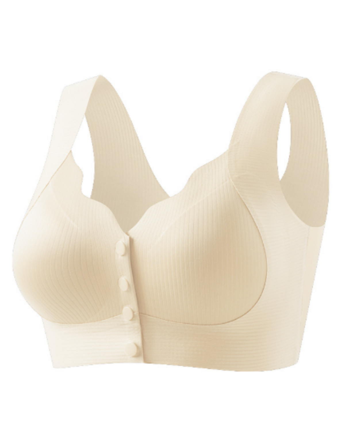 Laser Illusions Buttoned Bra-Curvy-Faja