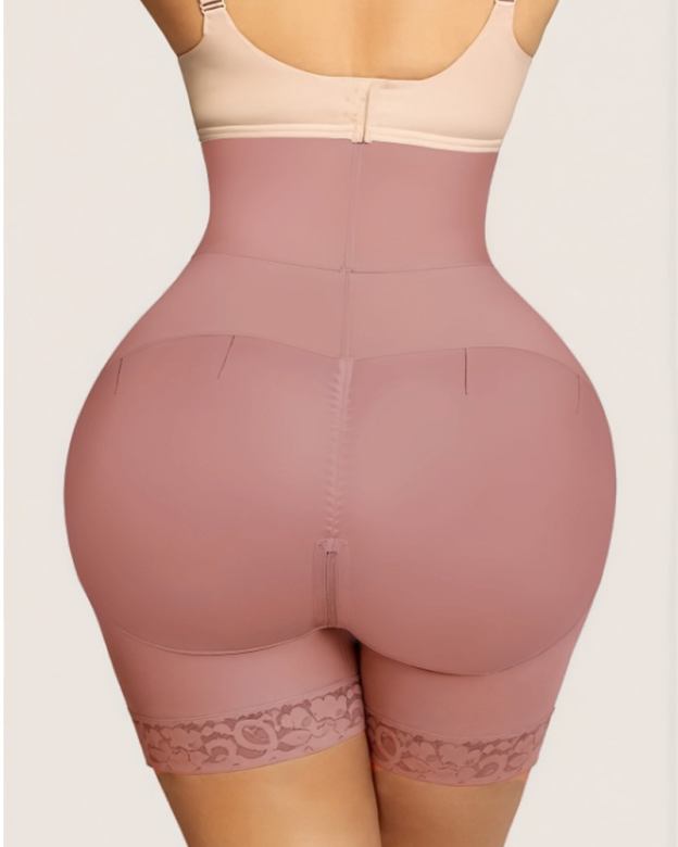 High Waisted Closed Loop Tummy Control Hip Lifting Shaping Shorts