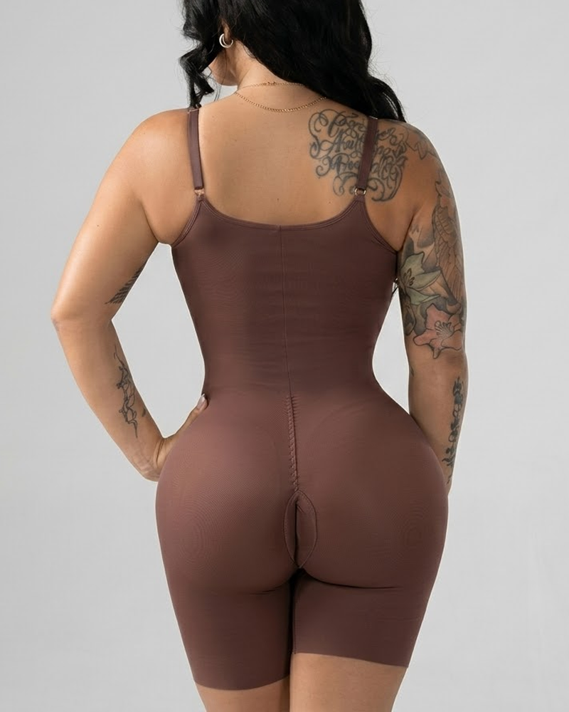 Seamless Shaping Bodysuit with Wire-Free Cups, Tummy & Butt Lift