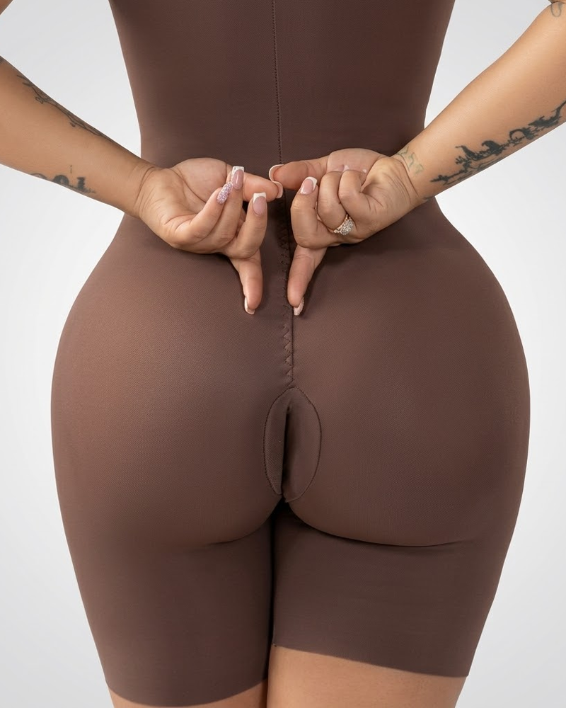 Seamless Shaping Bodysuit with Wire-Free Cups, Tummy & Butt Lift