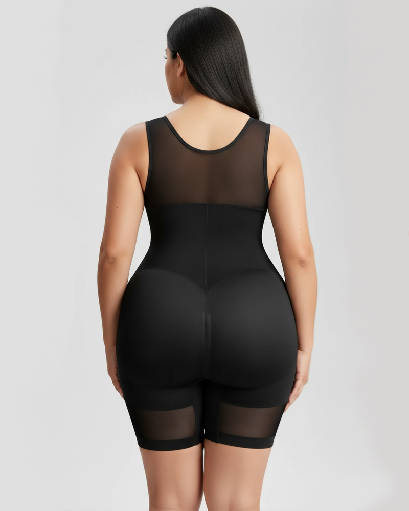 Front Hook Adjustable Straps Tummy Control Hip Lifter Shapewear Bodysuit（Pre‑Sale）