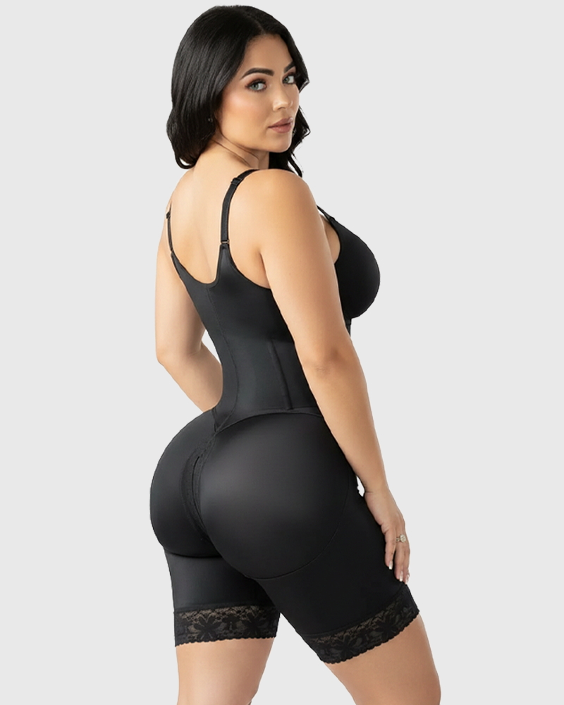 Built‑In Bra Front Hook Strong Compression Tummy Control Butt Lifter Shapewear (Pre‑Sale)