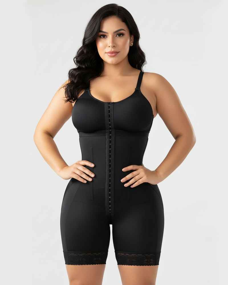 Built‑In Bra Front Hook Strong Compression Tummy Control Butt Lifter Shapewear (Pre‑Sale)