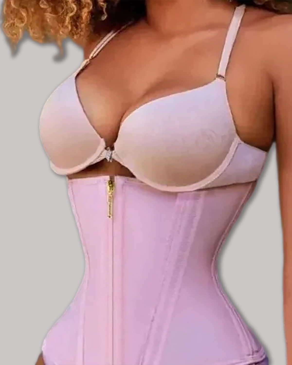Extreme Waist Trainer Deluxe Rose-Curvy-Faja