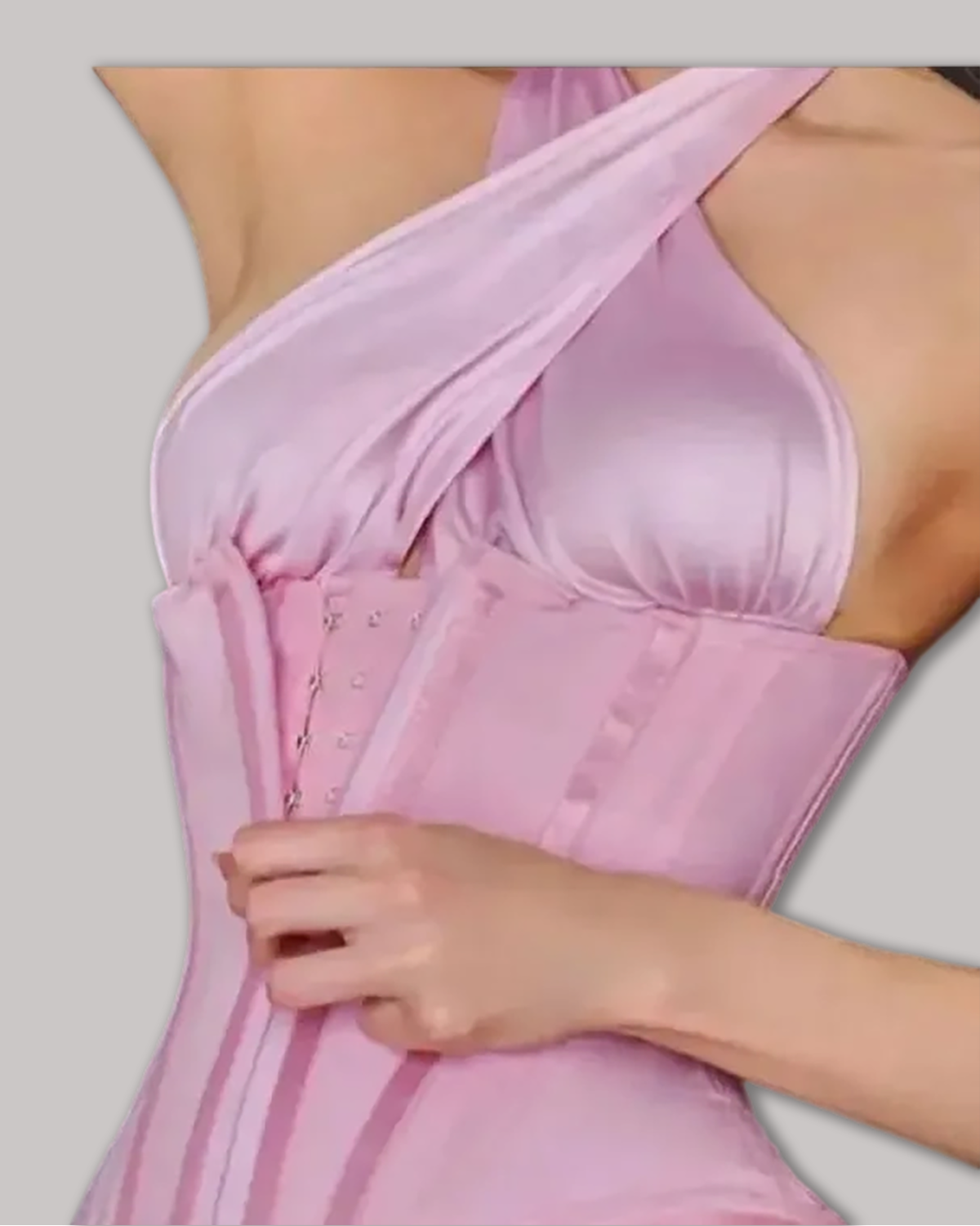 Extreme Waist Trainer Deluxe Rose-Curvy-Faja