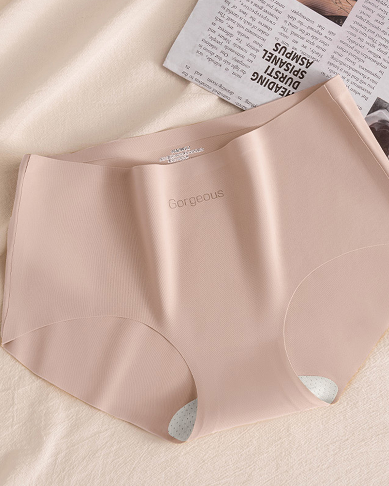 Yoga Fitness Mulberry Silk Antibacterial Seamless Underwear-Curvy-Faja