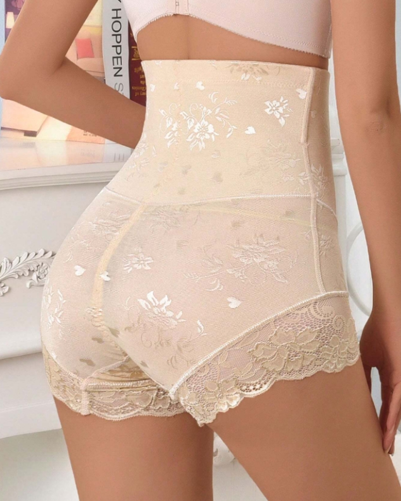 Tummy-Control Butt Lift Lace Seamless Panties