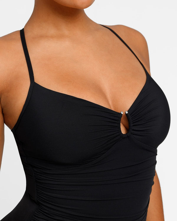 U-Ring Cut Out Shaping Swimsuit（Pre-Sale）