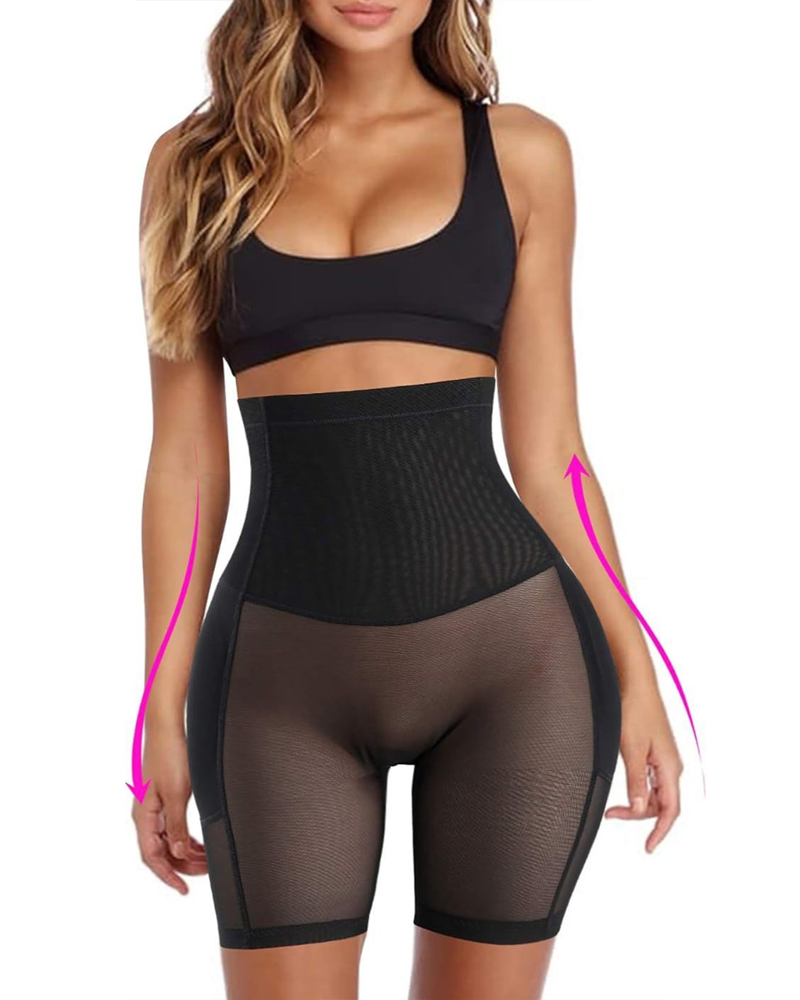 Mesh High-Waisted Butt-Lifting Pants