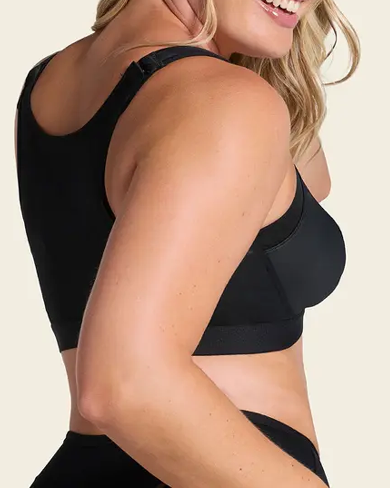 Breathable Supportive Vest-Style Bra