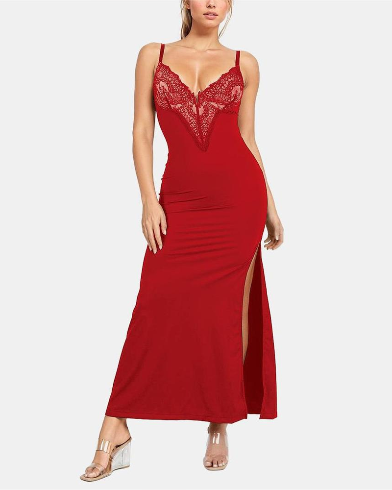 Sexy Lace Built-In Shaping Dress