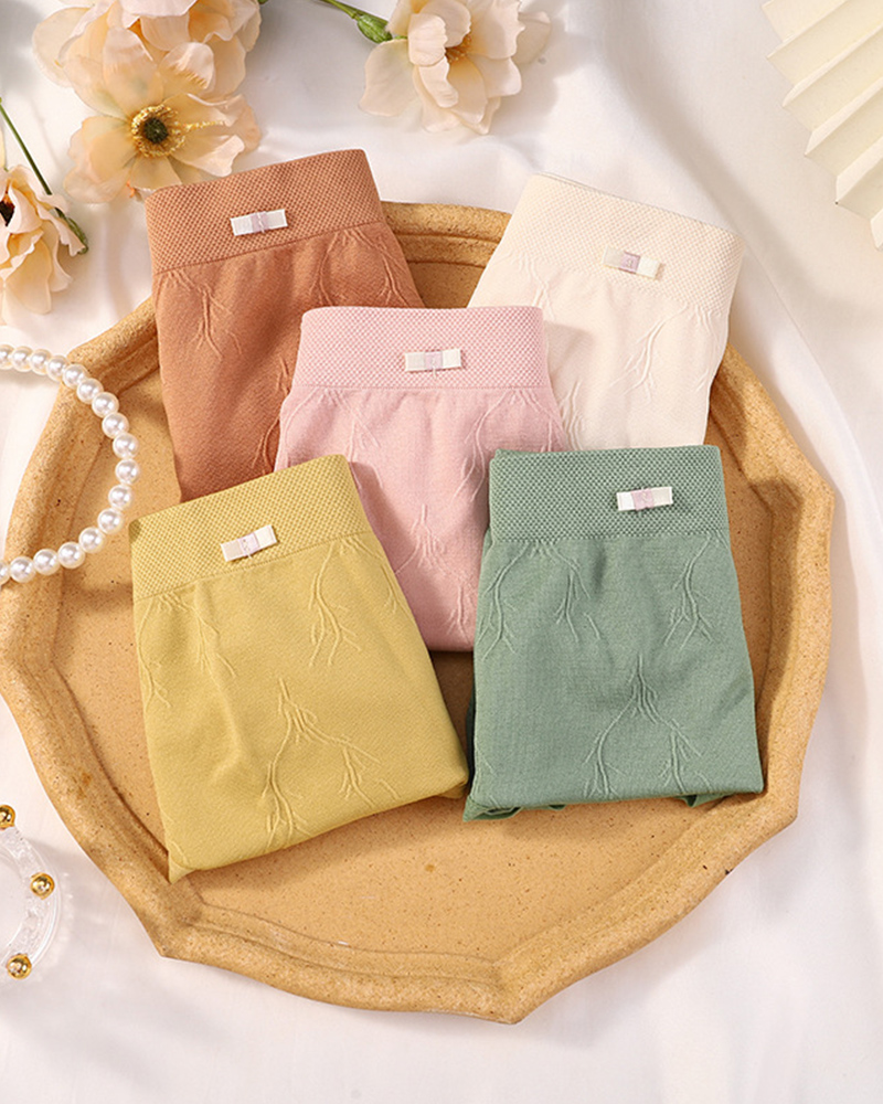 Mid-Rise Antibacterial Cotton Crotch Briefs-Curvy-Faja