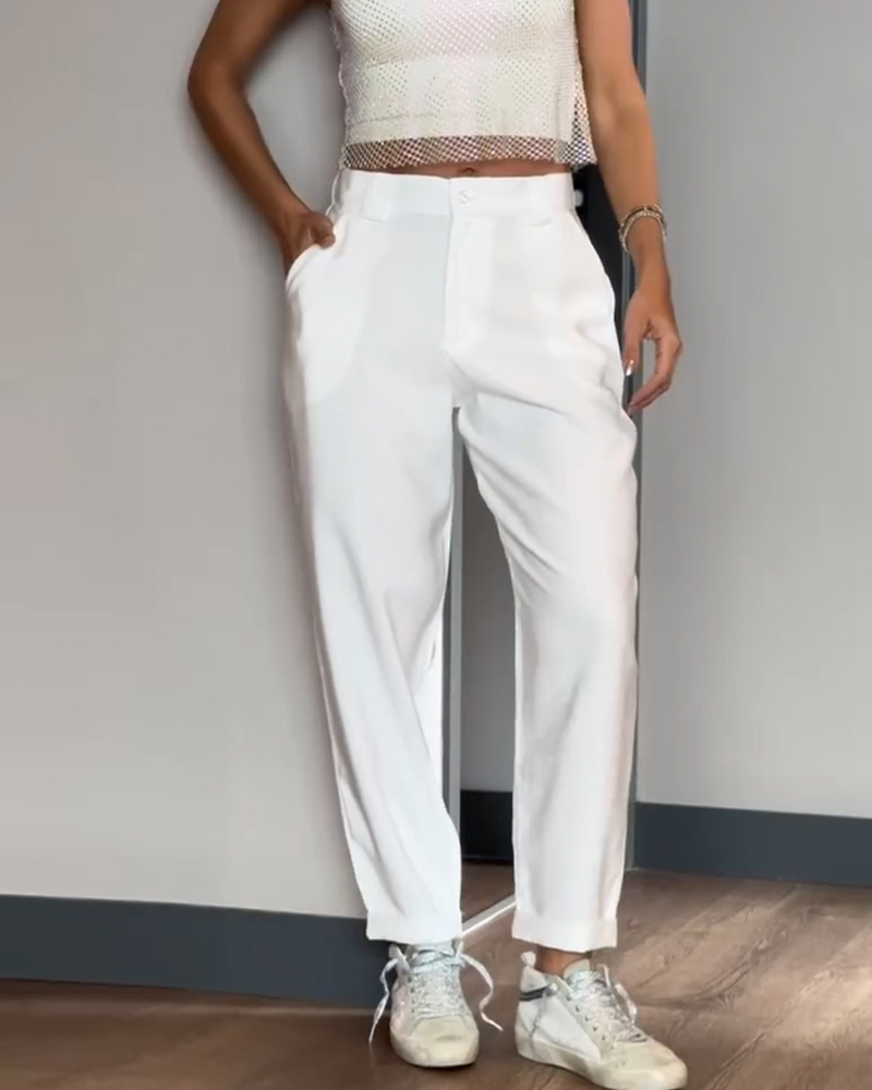 Loose Casual Carrot Pants Harem Pants-Curvy-Faja