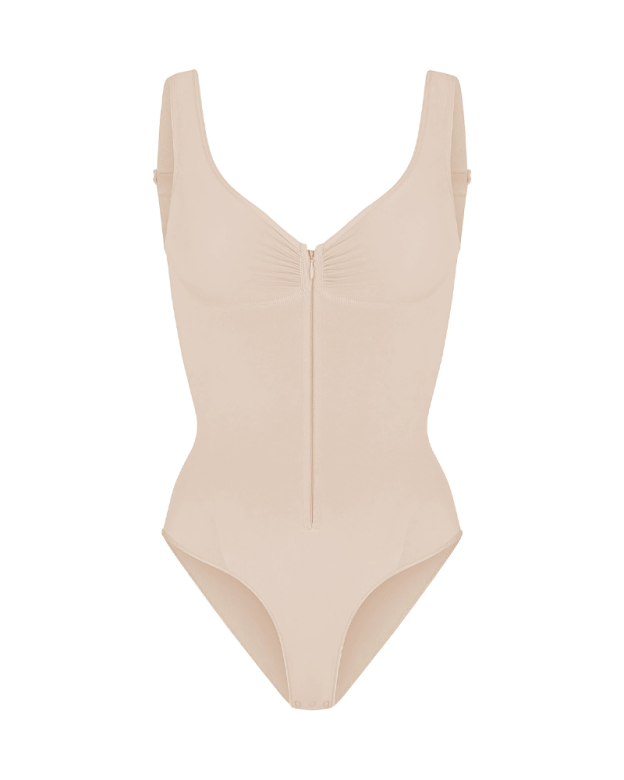Seamless Bodysuit Sexy Hip-Lifting Tummy-Control Tight-Fitting Bodysuit With Zipper-Curvy-Faja