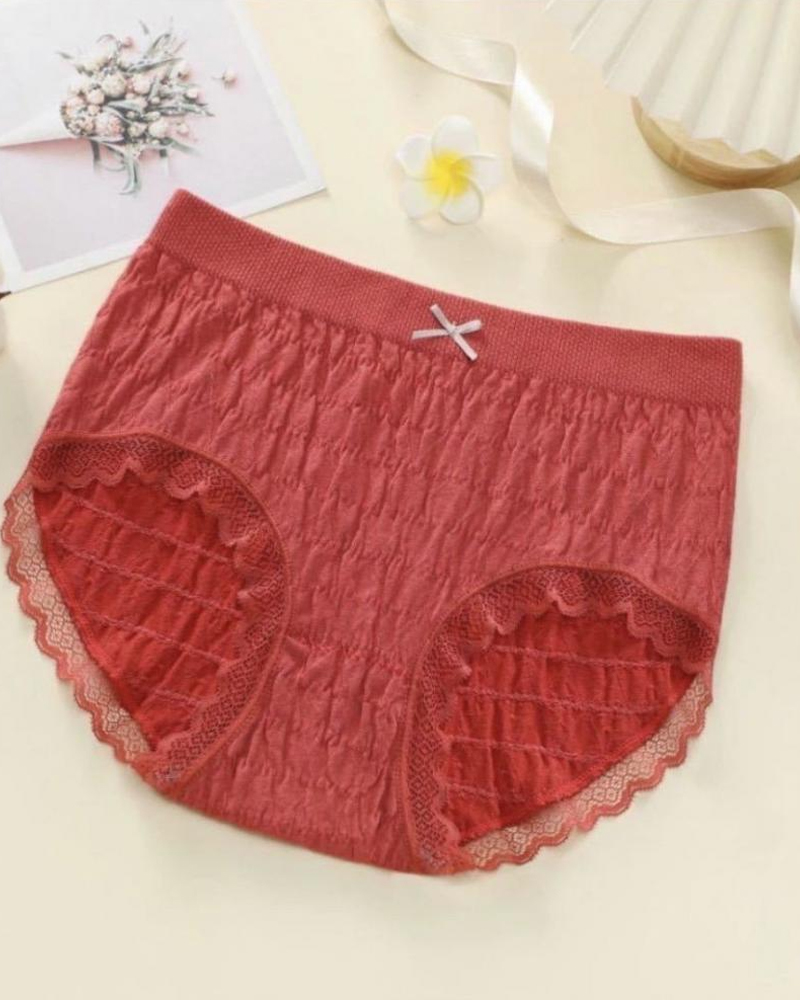 5-Pack Bubble Modal Mid-Rise Briefs-Curvy-Faja