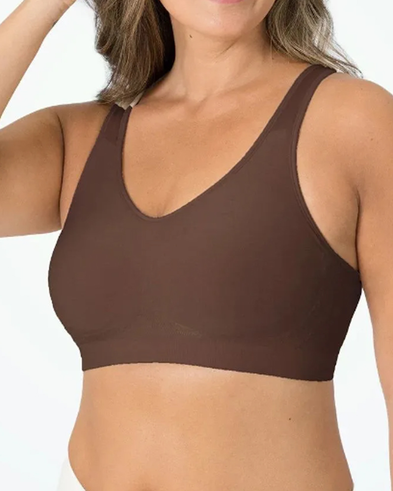 Seamless Elastic Shaping Bra