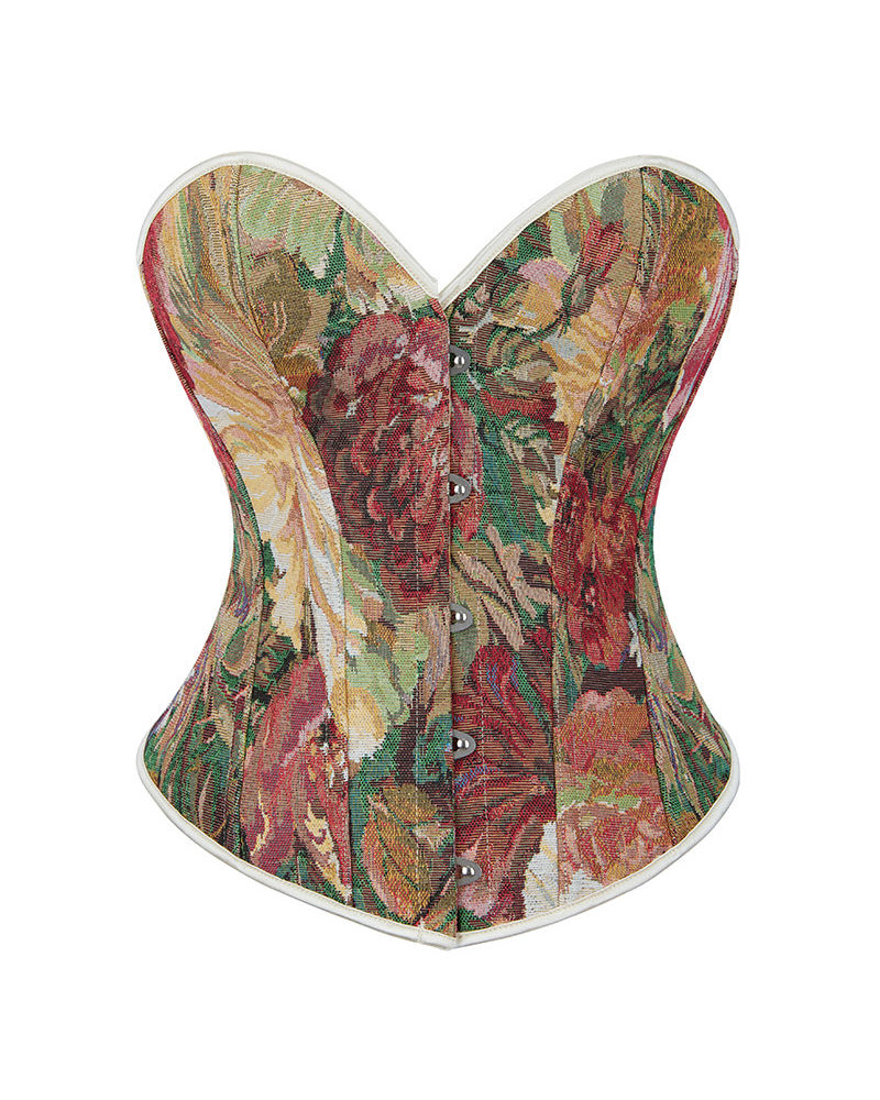 Monet-Style Retro Fishbone Corset Tight-Fitting And Shaping Court-Style Shapewear
