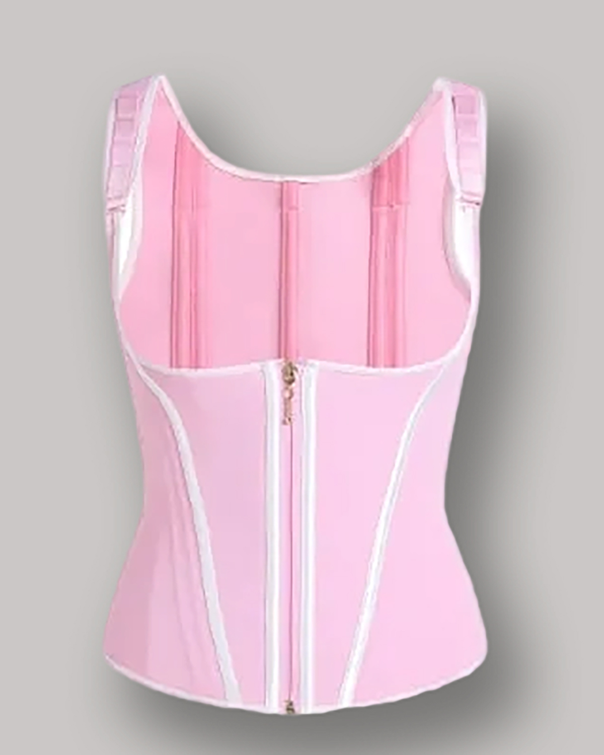 Waist Trainer for Women Corset Vest Body Shaper Cincher Trimmer Tank Top Sport Girdle with Steel Bones-Curvy-Faja