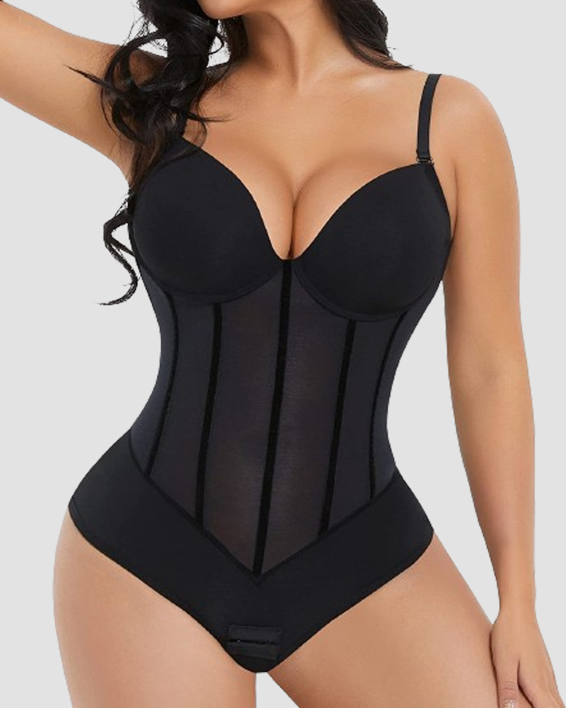 Breathable Sexy Tummy Control Butt Lifting Bodysuit