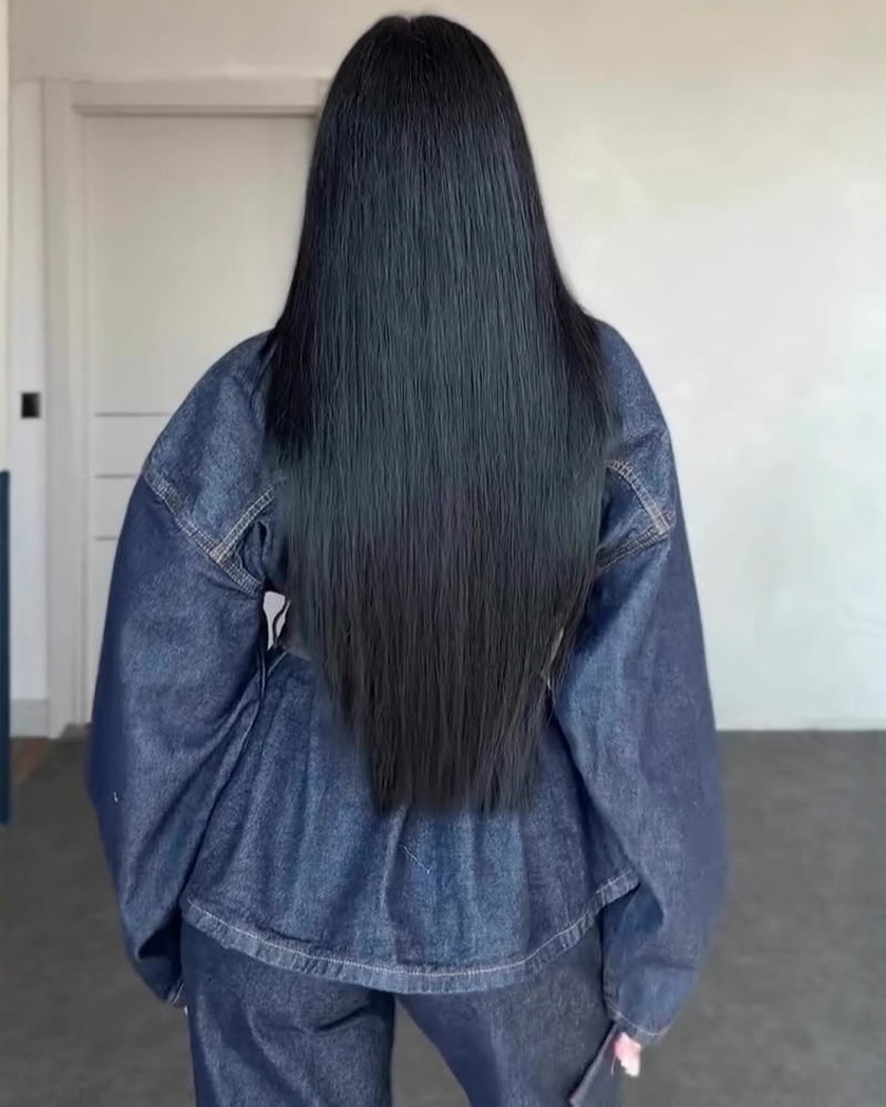 Elegant Belted Denim Jacket