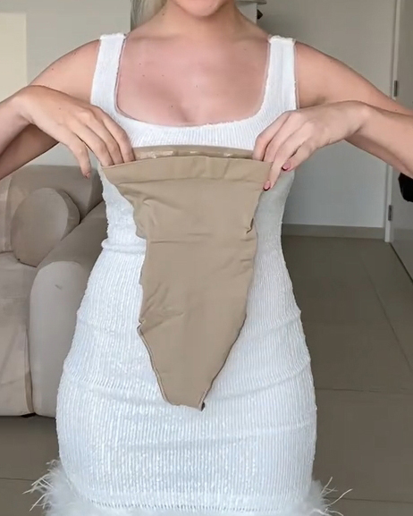 Strapless Seamless Tummy Control Butt Lifting  Thong Bodysuit-Curvy-Faja