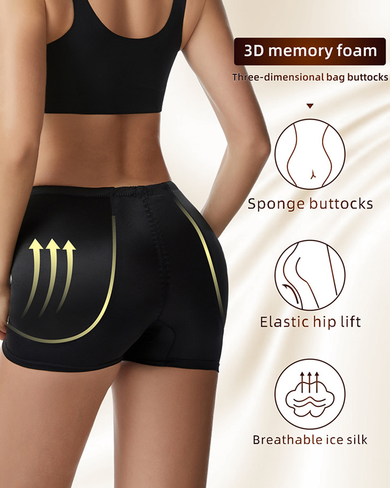 Fixed Padded Butt Lifting Shapewear Shorts